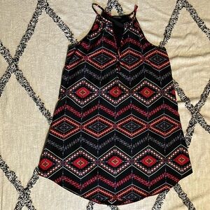 Aztec print size L dress
